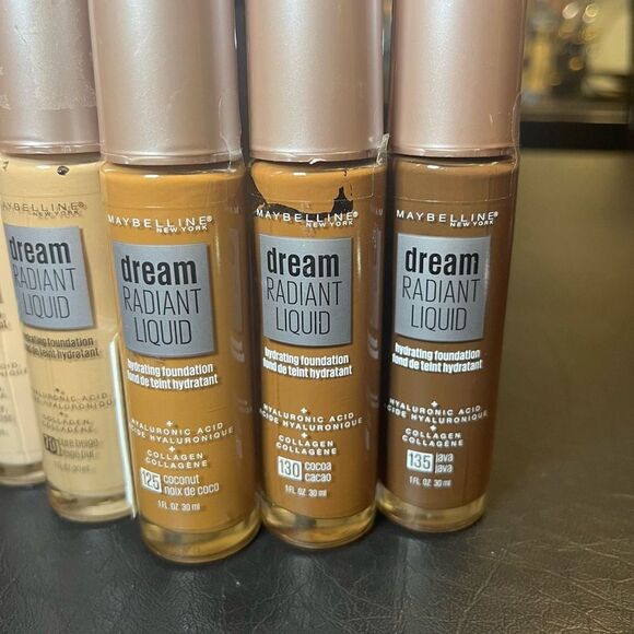 135 Java Maybelline Dream Radiant Liquid Hydrating Foundation + Collagen - Picture 4 of 4